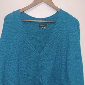 Turquoise oversized sweater